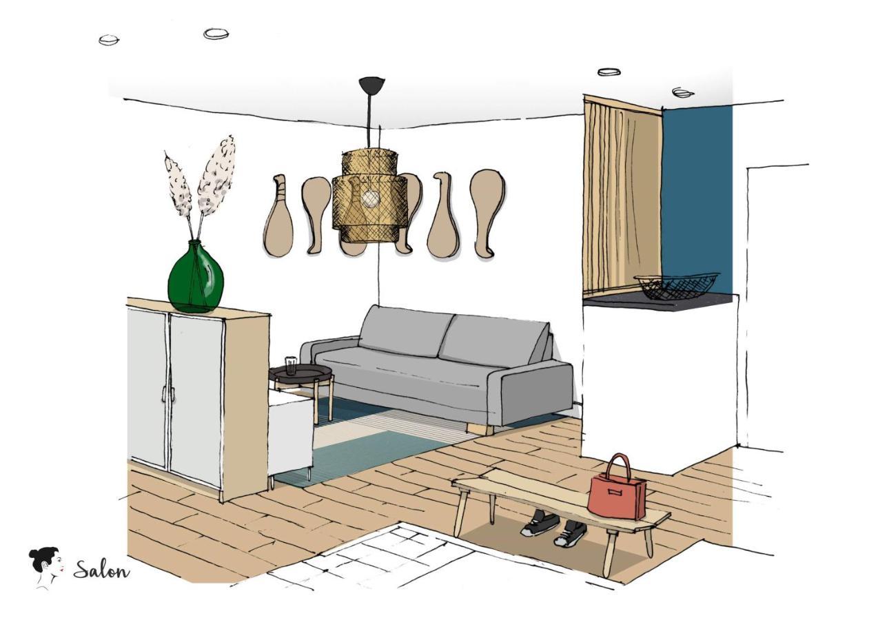 Ilunabarra - Appartement Calme, Vue Mer, Parking - Wifi Ciboure Eksteriør bilde