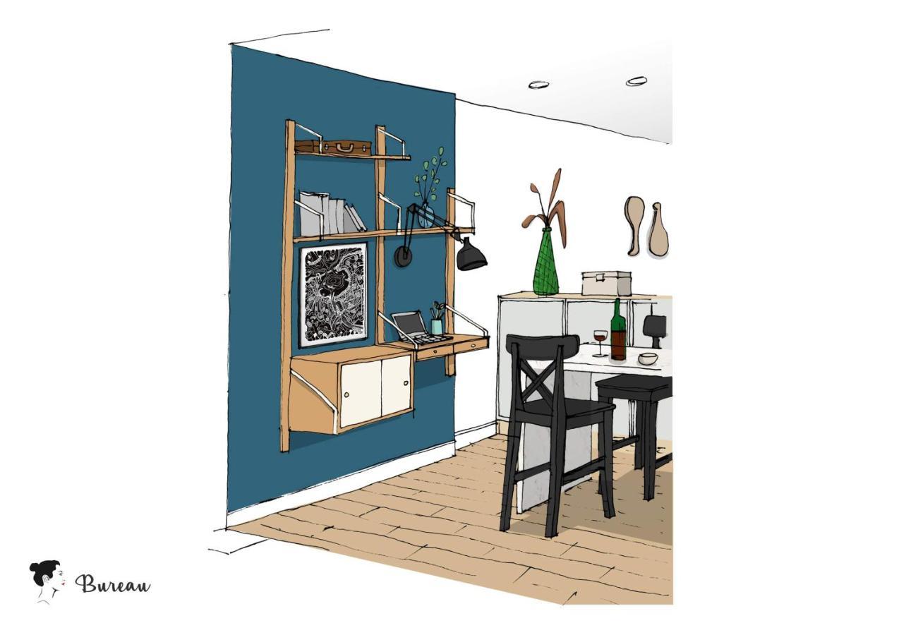 Ilunabarra - Appartement Calme, Vue Mer, Parking - Wifi Ciboure Eksteriør bilde