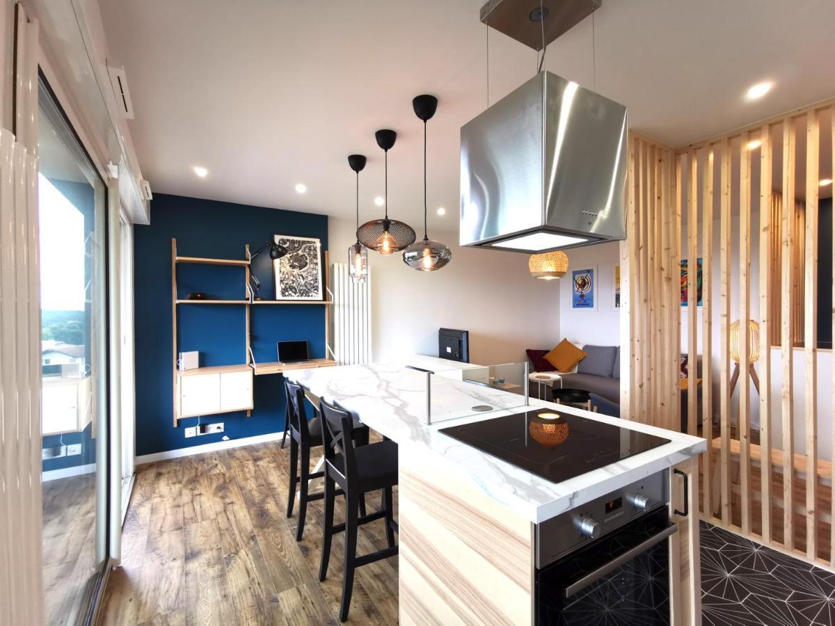 Ilunabarra - Appartement Calme, Vue Mer, Parking - Wifi Ciboure Eksteriør bilde
