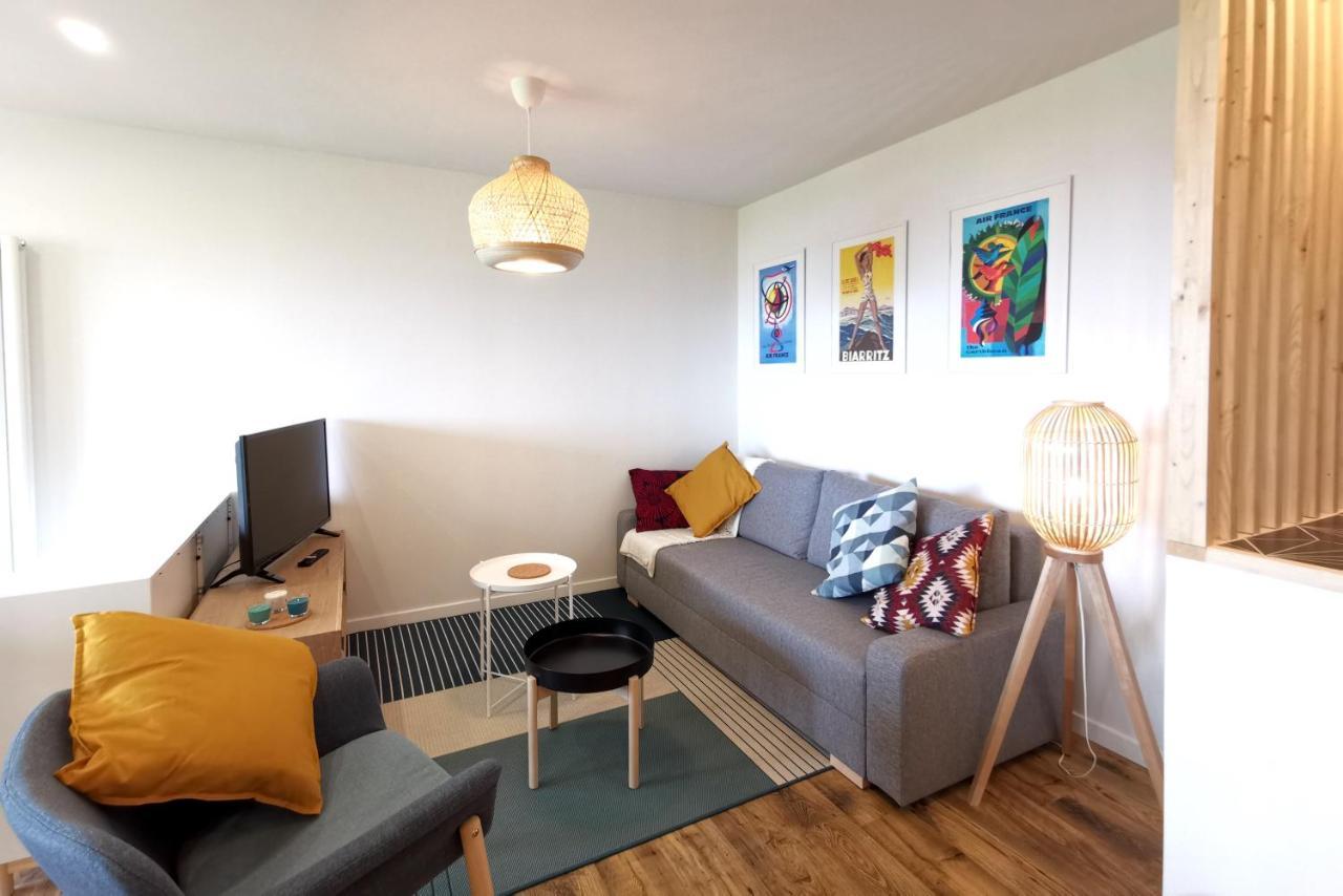 Ilunabarra - Appartement Calme, Vue Mer, Parking - Wifi Ciboure Eksteriør bilde