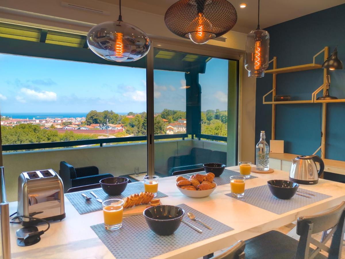 Ilunabarra - Appartement Calme, Vue Mer, Parking - Wifi Ciboure Eksteriør bilde