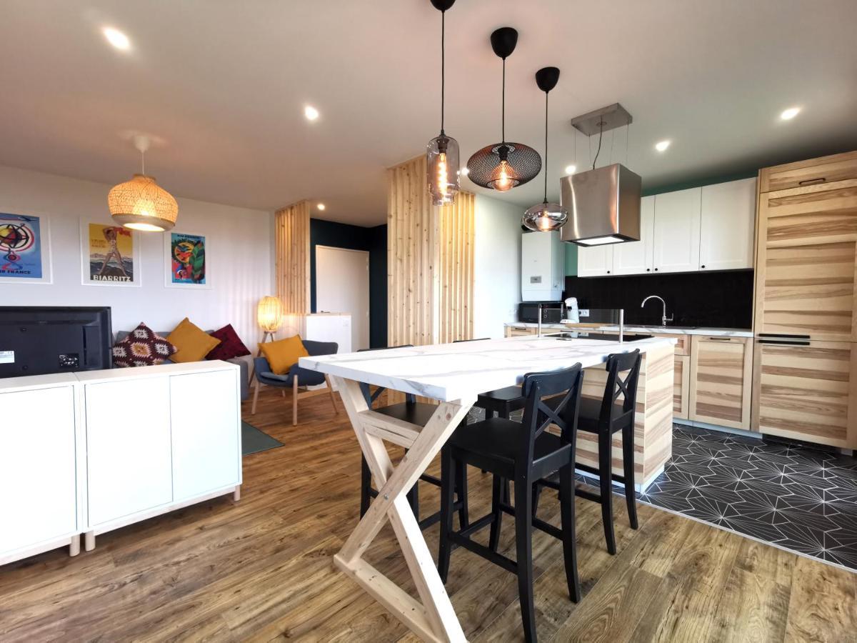Ilunabarra - Appartement Calme, Vue Mer, Parking - Wifi Ciboure Eksteriør bilde