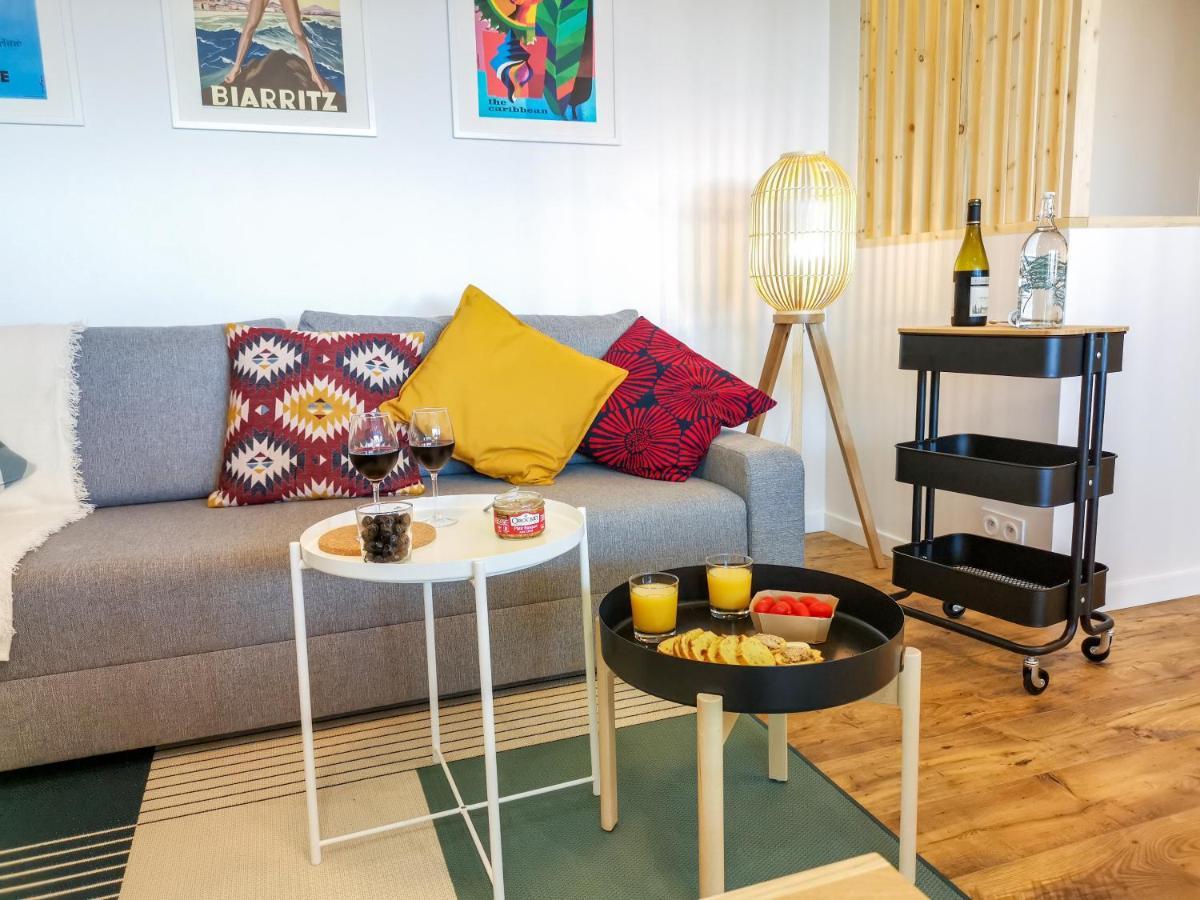 Ilunabarra - Appartement Calme, Vue Mer, Parking - Wifi Ciboure Eksteriør bilde